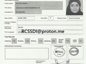 Buy IELTS Certificate Online without Exam